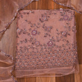 Glass Shimmer Onion Unstitched Suit